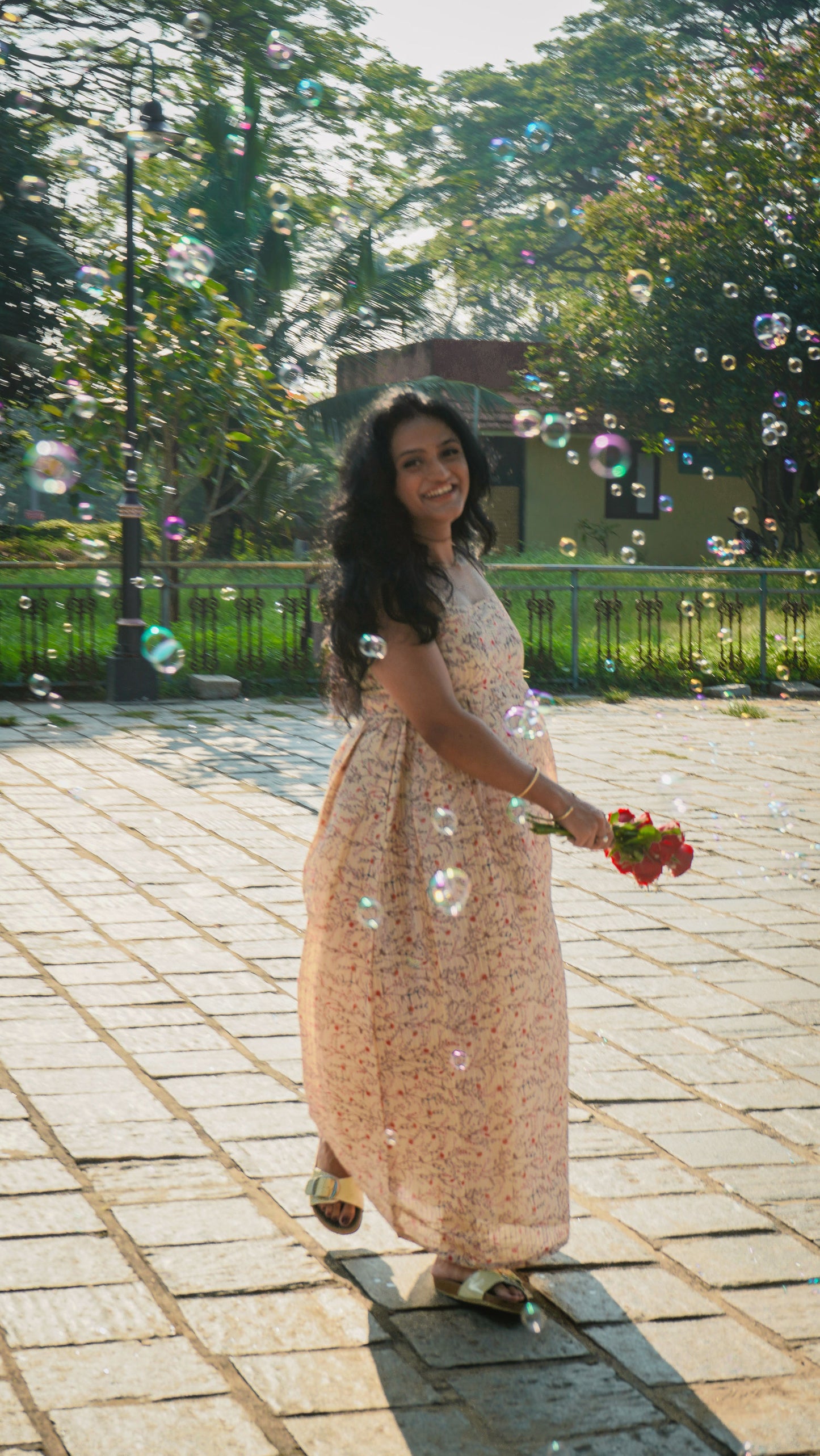 Cream Cloud Maxi Dress