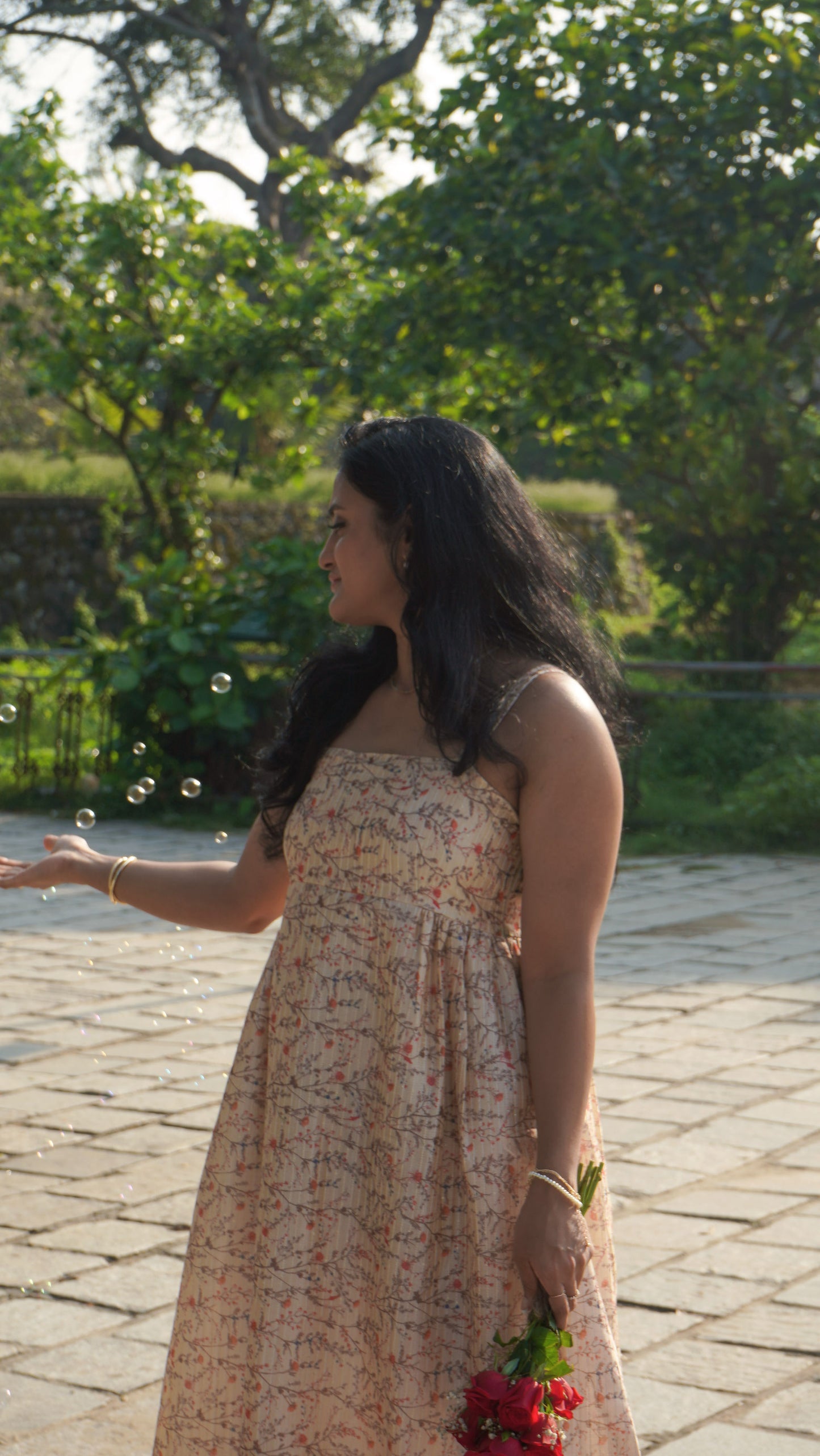 Cream Cloud Maxi Dress