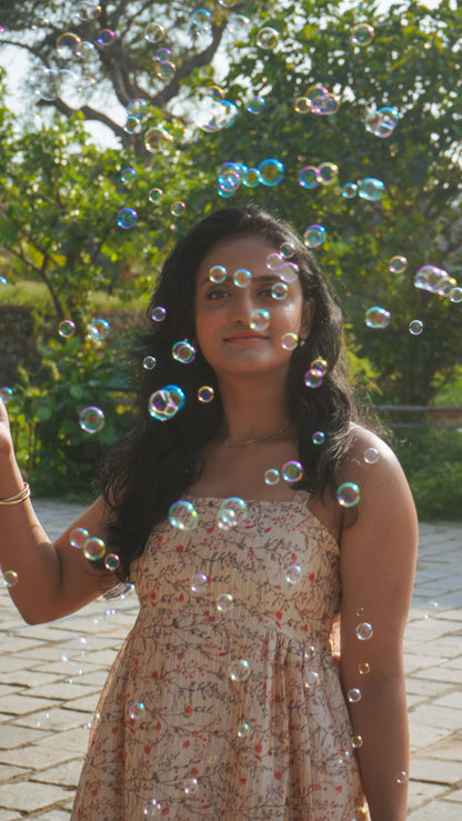 Cream Cloud Maxi Dress